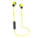 Hama Słuchawki Freedom Athletics II dokanałowe z mikfrofonem żółte