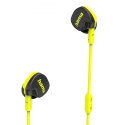 Hama Słuchawki Freedom Athletics II dokanałowe z mikfrofonem żółte