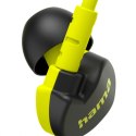 Hama Słuchawki Freedom Athletics II dokanałowe z mikfrofonem żółte