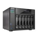 NAS Asustor AS6706T; Tower; 6x (3.5" SATA HDD/ 2.5" SSD); Intel Celeron N5105; 8GB DDR4 SODIMM (max. 16GB), 2x 2.5GbE, 4x M.2 22