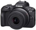 Aparat fotograficzny - Canon EOS R100 + obiektyw RF-S 18-45mm IS STM + obiektyw RF-S 55-210mm IS STM