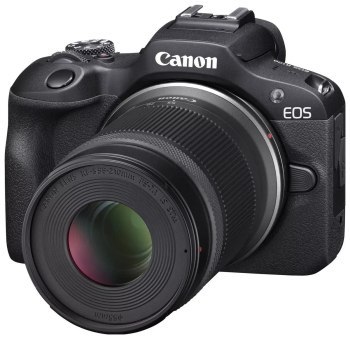 Aparat fotograficzny - Canon EOS R100 + obiektyw RF-S 18-45mm IS STM + obiektyw RF-S 55-210mm IS STM