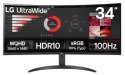 Monitor LG 34WR50QK-B - 34'' | WQHD | VA | 100Hz | HDR