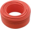 Qoltec Kabel solarny fotowoltaiczny | 6mm² | 100m | czerwony