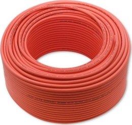 Qoltec Kabel solarny fotowoltaiczny | 6mm² | 100m | czerwony