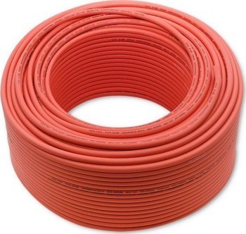 Qoltec Kabel solarny fotowoltaiczny | 6mm² | 100m | czerwony