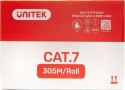 Unitek Kabel skrętka LSZH Cat. 7 S/FTP 305 m