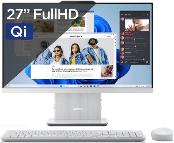 Lenovo IdeaCentre AIO 3 27 - Core i7-13620H | 27''-FHD-99% sRGB | 16GB | 1TB | Indukcja | Win11Home | Cloud Grey