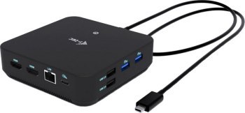 Replikator - i-tec USB-C DP Dual HDMI 2xHDMI 4K 60Hz 1x USB-C (10Gbps) 5x USB-A (3x5Gbps) Power Delivery 100W LAN Audio + uniwer