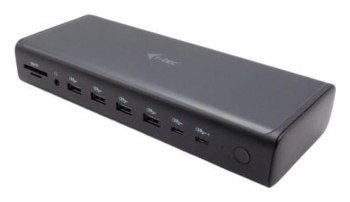 Replikator - i-tec Universal 6x 4K/60Hz Display Docking Station 2xDP 2xHDMI 2xVideo USB-C LAN 2,5Gbps Audio Czytnik kart 8x USB 