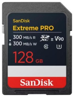 SanDisk SDXC 128GB Extreme Pro UHS-II V90 8K 300MB/s
