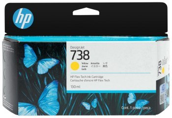 Toner - HP 738 130-ml żółty
