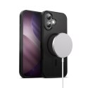 CRONG Etui Hybrid Frost MAG Cover iPhone 17 MagSafe Czarne