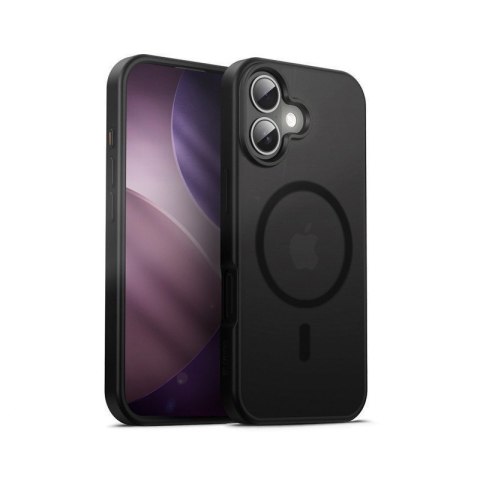 CRONG Etui Hybrid Frost MAG Cover iPhone 17 MagSafe Czarne