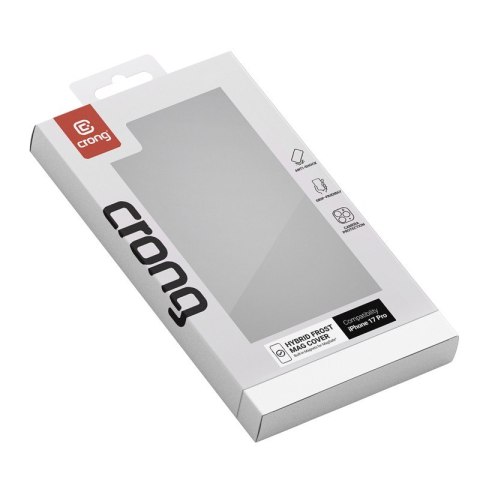 CRONG Etui Hybrid Frost MAG Cover iPhone 17 Pro MagSafe Czarne