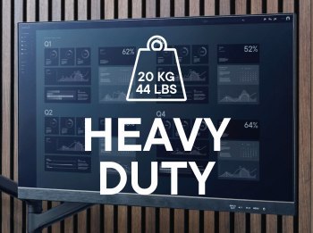 Uchwyt na 2 monitory One For All DM5210, 17"-50", max 20kg monitor (x2), VESA 200x300, czarny