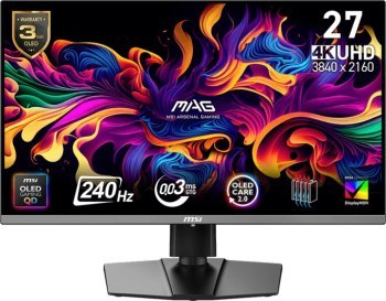 MSI MAG 272UP QD-OLED X24 - 240Hz | 4K | QD-OLED | 26.5''