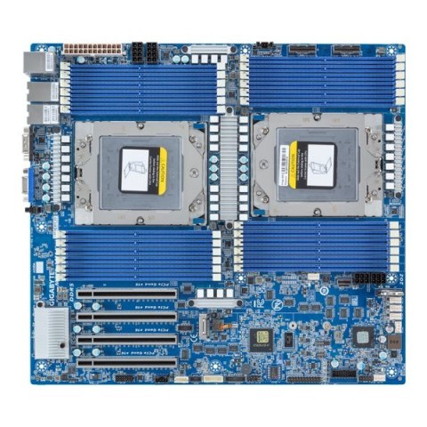 Płyta główna Gigabyte MZ73-LM1 rev.3 2x SP5 AMD Epyc 9004/9005 SoC (24x DIMM, 3x SlimSAS, 1xM.2, 2x10Gbe, IPMI, E-ATX)