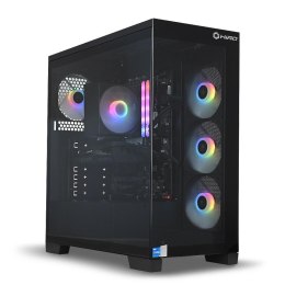 Komputer HIRO Aurora AMD Ryzen 7 7800X3D, RX 9600XT 16GB, 32GB RAM, 2TB SSD, WIFI, W11H