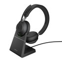 Słuchawki nauszne bezprzewodowe Jabra Evolve2 65 UC Stereo USB-C Link380c + stand