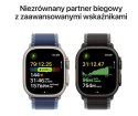 Apple Watch Ultra 3 GPS + Cellular koperta 49 mm z tytanu w kolorze czarnym, opaska Trail w kolorze czarnym/węgla drzewnego - rozmiar 