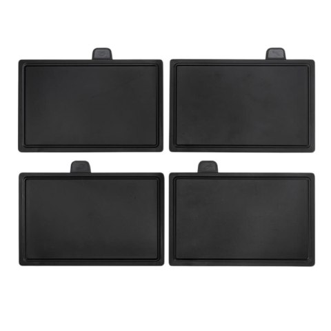 Feel-Maestro Zestaw noży + desek na podstawce MR-1412-BLACK