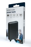 GEMBIRD POWERBANK 5000MAH 2X USB, CZARNY