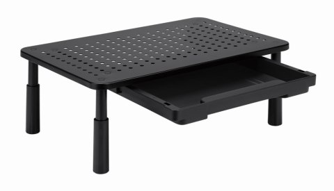 GEMBIRD REGULOWANA PODSTAWKA POD MONITOR Z SZUFLADĄ (PROSTOKĄT)