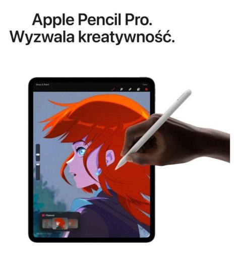 Apple IPad Pro 13-calowy Wi-Fi + Cellular 1 TB ze szkłem o nanoteksturze - Gwiezdna czerń