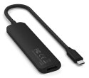Satechi 4w1 USB-C Slim Multiport Adapter 4K - aluminiowy adapter do urządzeń mobilnych USB-C (USB-C, 4K HDMI, 2x USB-A) (black)