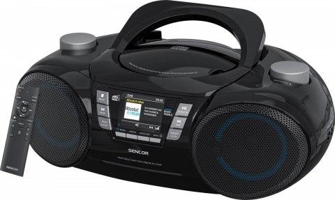 Sencor Boombox z DAB+ SPT 6510 odtwarzacz CD/MP3/USB/SD Bluetooth