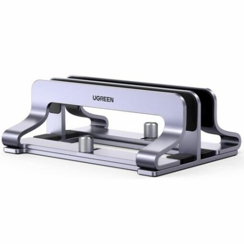 Ugreen Stojak pionowy na 2 urządzenia Ugreen LP258 aluminiowy na laptop tablet - srebrny
