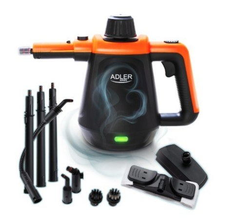 Adler Czyścik parowy z zestawem końcówek AD 7038bo