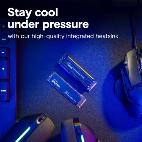 Crucial Dysk SSD T710 1TB M.2 NVMe 2280 PCIe 5.0 14900/13700 radiator