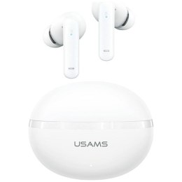 USAMS Słuchawki bluetooth TWS E02 ANC+ENC white