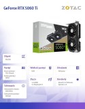 ZOTAC Karta graficzna Geforce RTX 5060 Ti 8GB TWIN EDGE OC GDDR7 128bit 3DP/HDMI