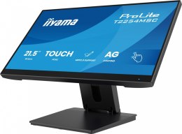 IIYAMA Monitor 21.5 cala T2254MSC-B2AG POJ.10PKT., IPS, POWŁOKA AG, 300cd, FHD, HDMI, DP, 2xUSB, 7H