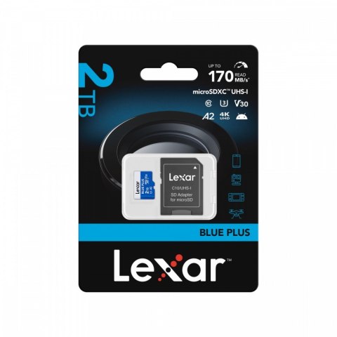 Lexar Karta pamięci microSD 2TB C10 A2 U3 V30 170MB/s Blue Plus