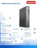 Lenovo Komputer ThinkCentre Neo 50q Tiny G5 13B9001APB W11Pro Core 7 240H/16GB/1TB/INT/3YRS OS