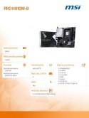 MSI Płyta główna PRO H810M-B S1851 2DDR5 mATX