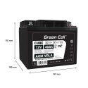 Green Cell Akumulator AGM VRLA 12V 40Ah IP54