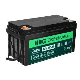 Green Cell Akumulator AGM VRLA 12V 65Ah IP54