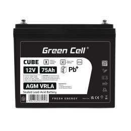 Green Cell Akumulator AGM VRLA 12V 75Ah IP54