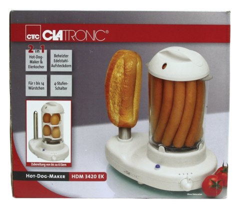Urządzenie do hot-dogów Clatronic HDM 3420 (WYPRZEDAŻ)