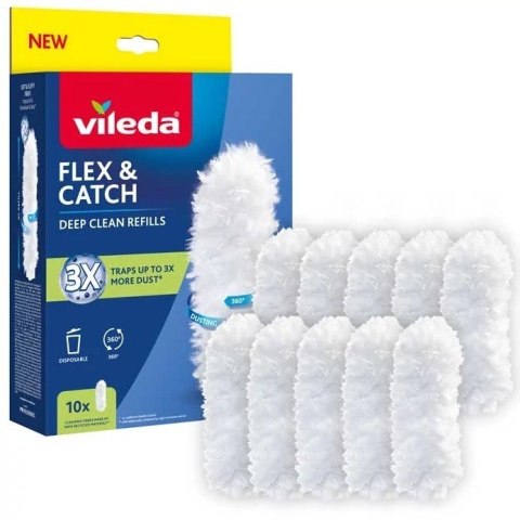 Vileda Wkłady do miotełki do kurzu Flex&Catch 10 sztuk