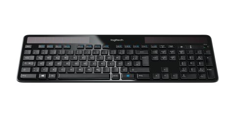 Klawiatura Logitech Wireless Solar Keyboard K750 Uniwersalne RF Wireless QWERTZ Niemiecki Czarny