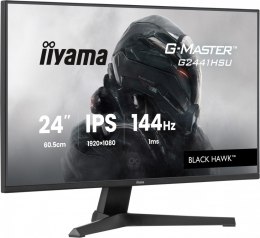 IIYAMA Monitor 23,8 cala G2441HSU-B1 IPS,FHD,144Hz,1ms,2xUSB,350cd,HDMI,DP
