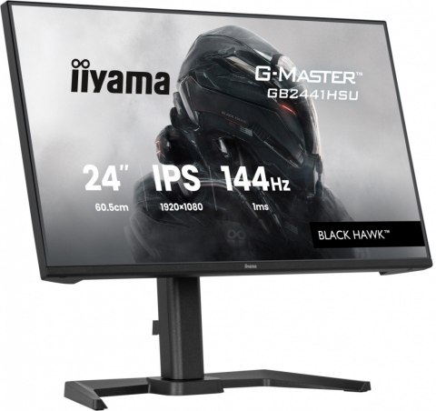IIYAMA Monitor 23.8 cala GB2441HSU-B1 IPS,FHD,144Hz,1ms,2xUSB,350cd,HDMI,DP,HAS (150) PIVOT