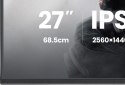 IIYAMA Monitor 27 cali G2741QSU-B1 IPS,QHD,144Hz,1ms,2xUSB Adaptive G-SYNC,HDMI,DP,350cd,