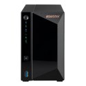 NAS Asustor AS3302T v2; Tower; 2x (3.5" SATA HDD/ 2.5" SSD); Realtek RTD1619B, 2GB DDR4, 1x 2.5GbE, 3x USB 3.2